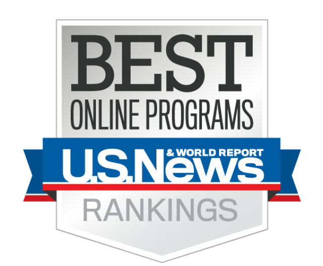 Badge awarded by U.S. News & World Report for Best Online Programs