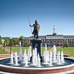 fountain on quad