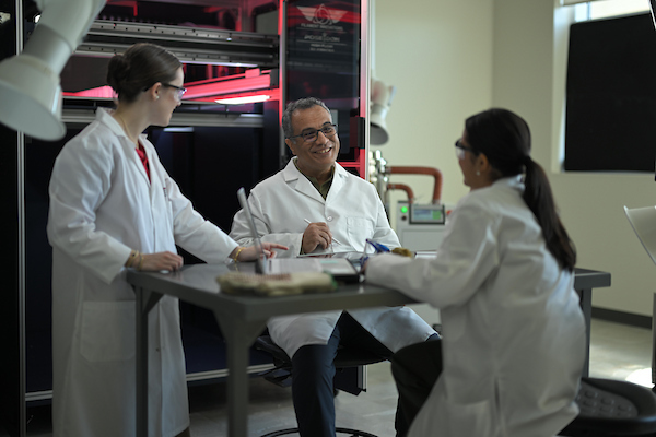 Professor with Students
