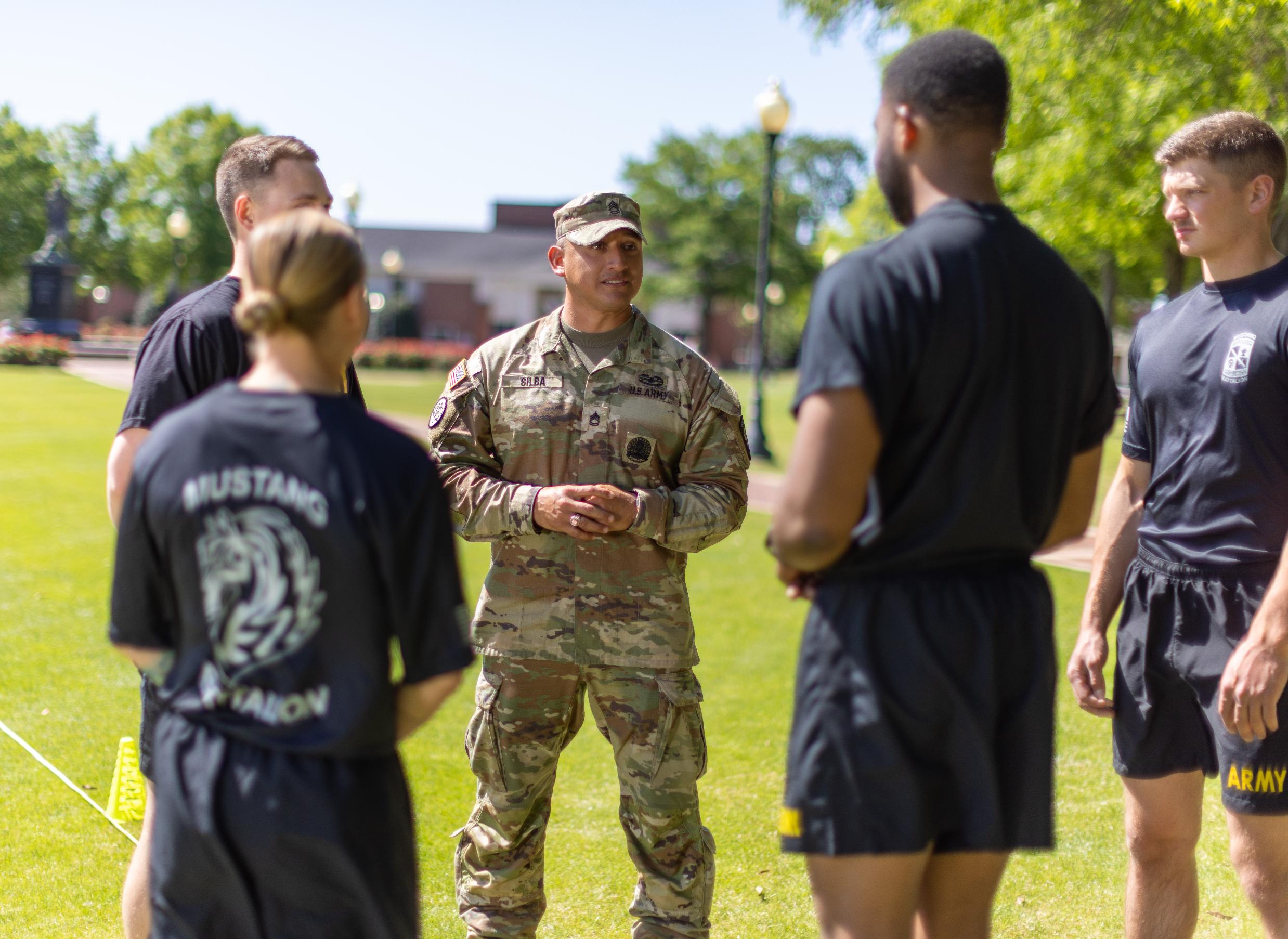 Cadre with Cadets