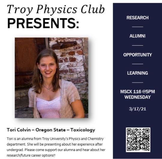 Tori's Alumni Talk