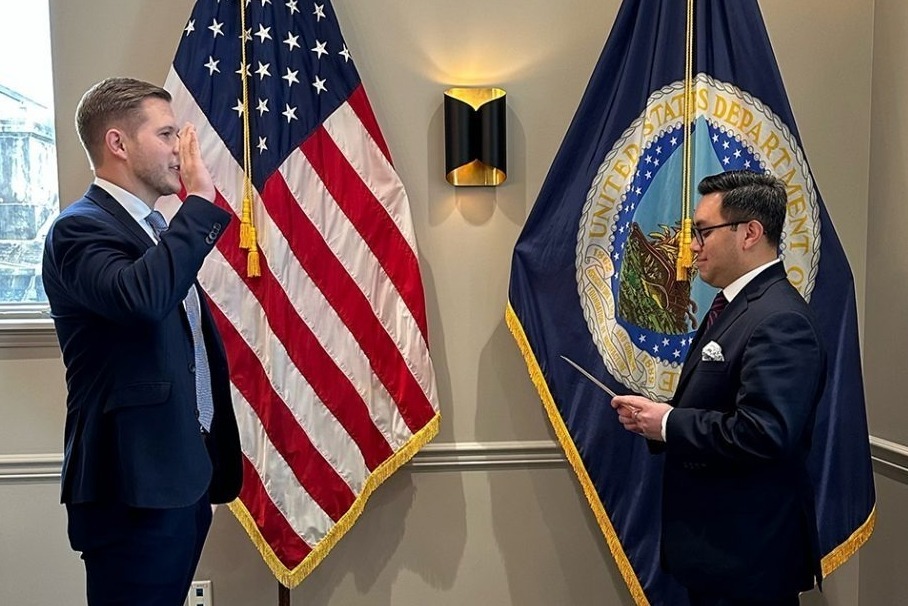 Wesley Swanzy sworn in as Chief of Staff to the Chief Financial Officer at USDA.