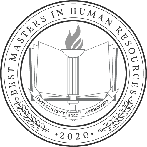 2019 Best Masters in Human Resources seal from Intelligent.com
