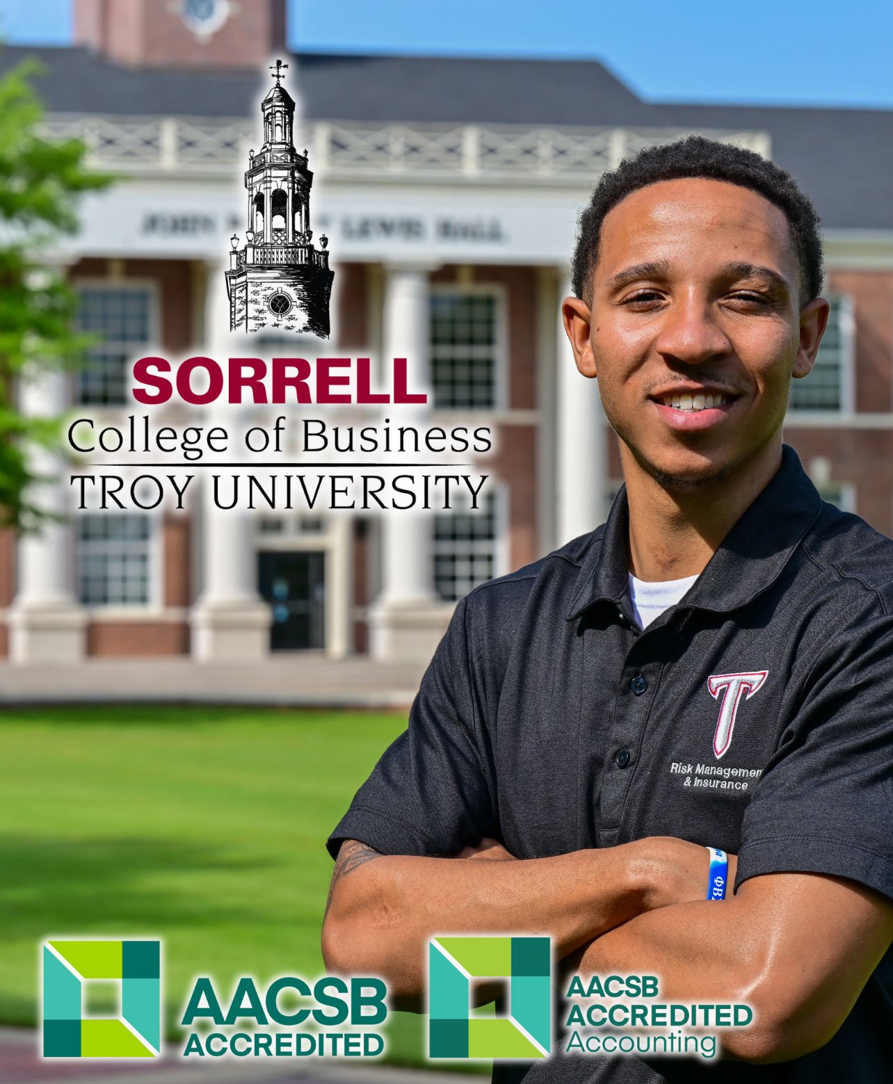 Homepage Header, graduation ceremony with student, left justified text (Heart,Humility, Hardwork).