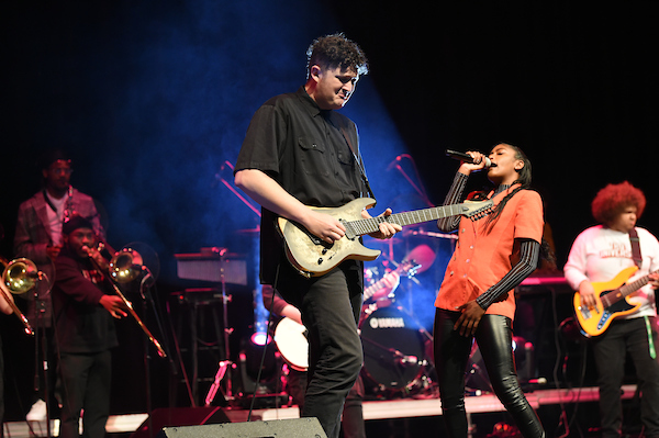 Guitar Performance on a Stage