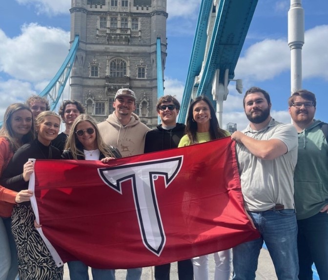 RMI students during their London study abroad trip.