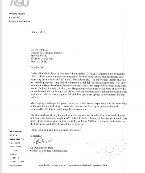 Thank You Letter For Recognition from www.troy.edu