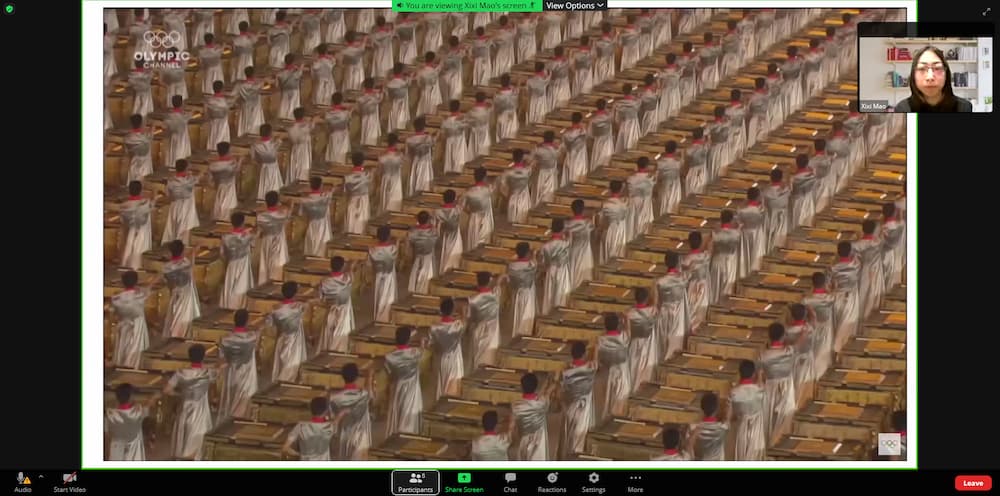 Video of the Beijing Olympic drummers performing