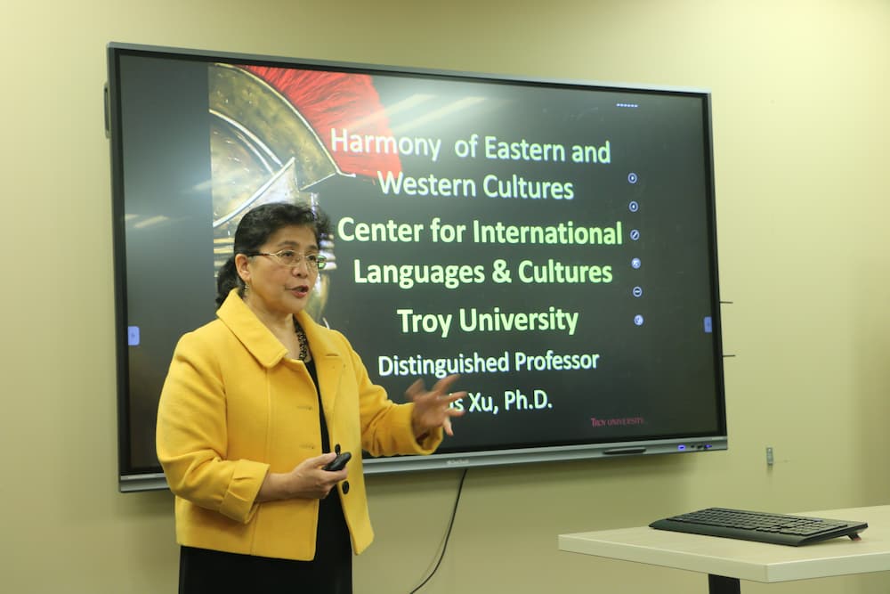 Dr. Xu presentation on the comparisons between eastern and western cutures