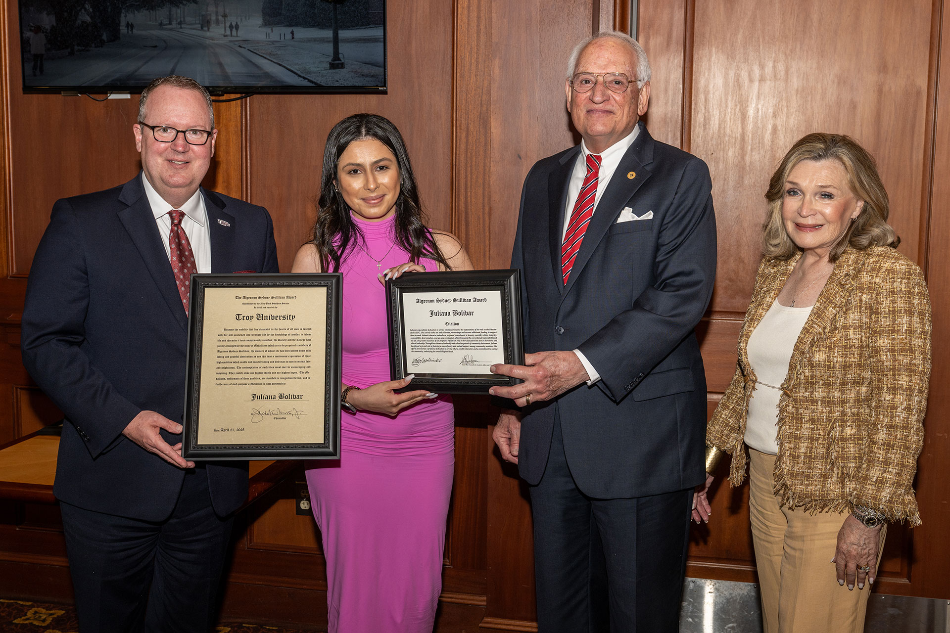 2025 Algernon Sydney Sullivan Awards Non-Student Recipient: Juliana Bolivar