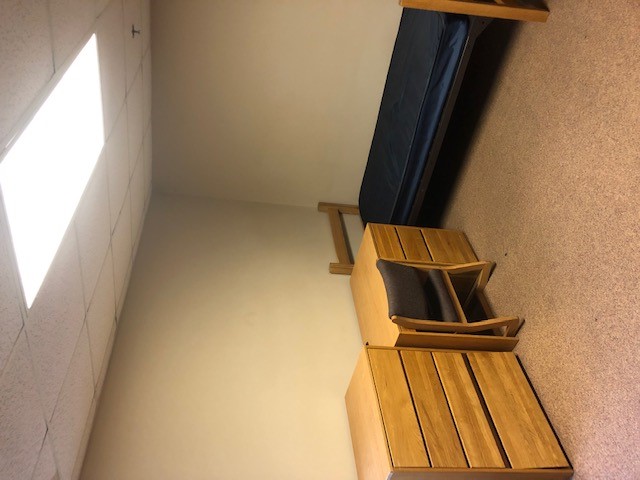 Clements residents have a Jack-and-Jill style bathroom with suitmates next door.