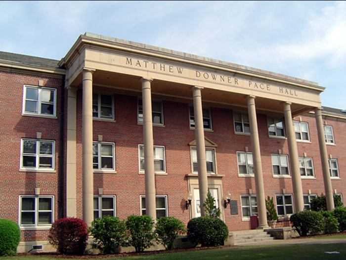 Exterior of Pace Hall