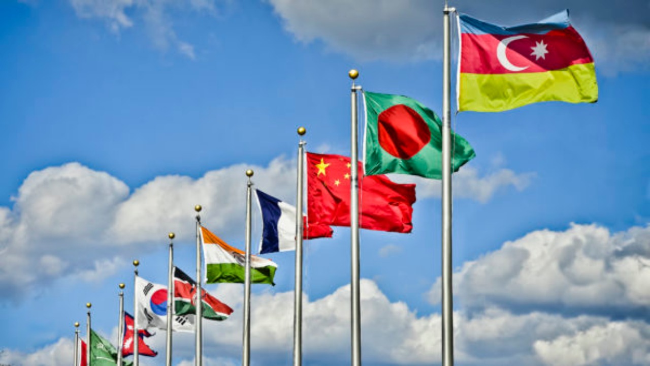 Image of different nation's flags