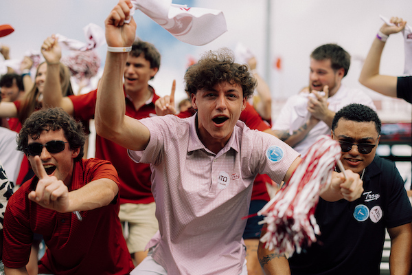 Students at gameday