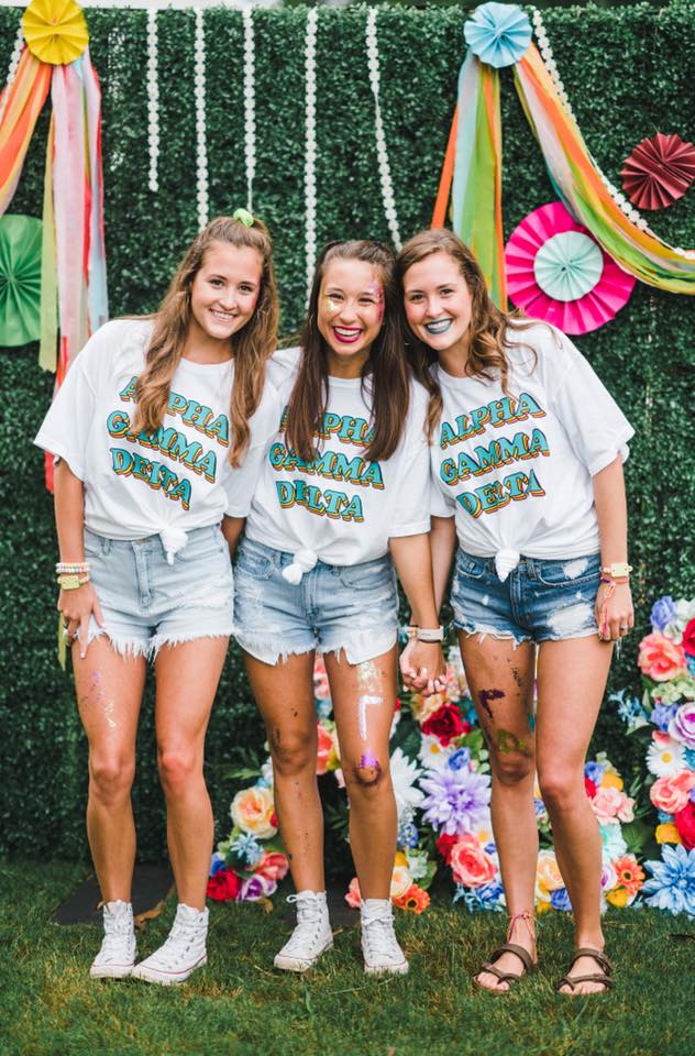 Alpha Gamma Delta sisters at Troy University