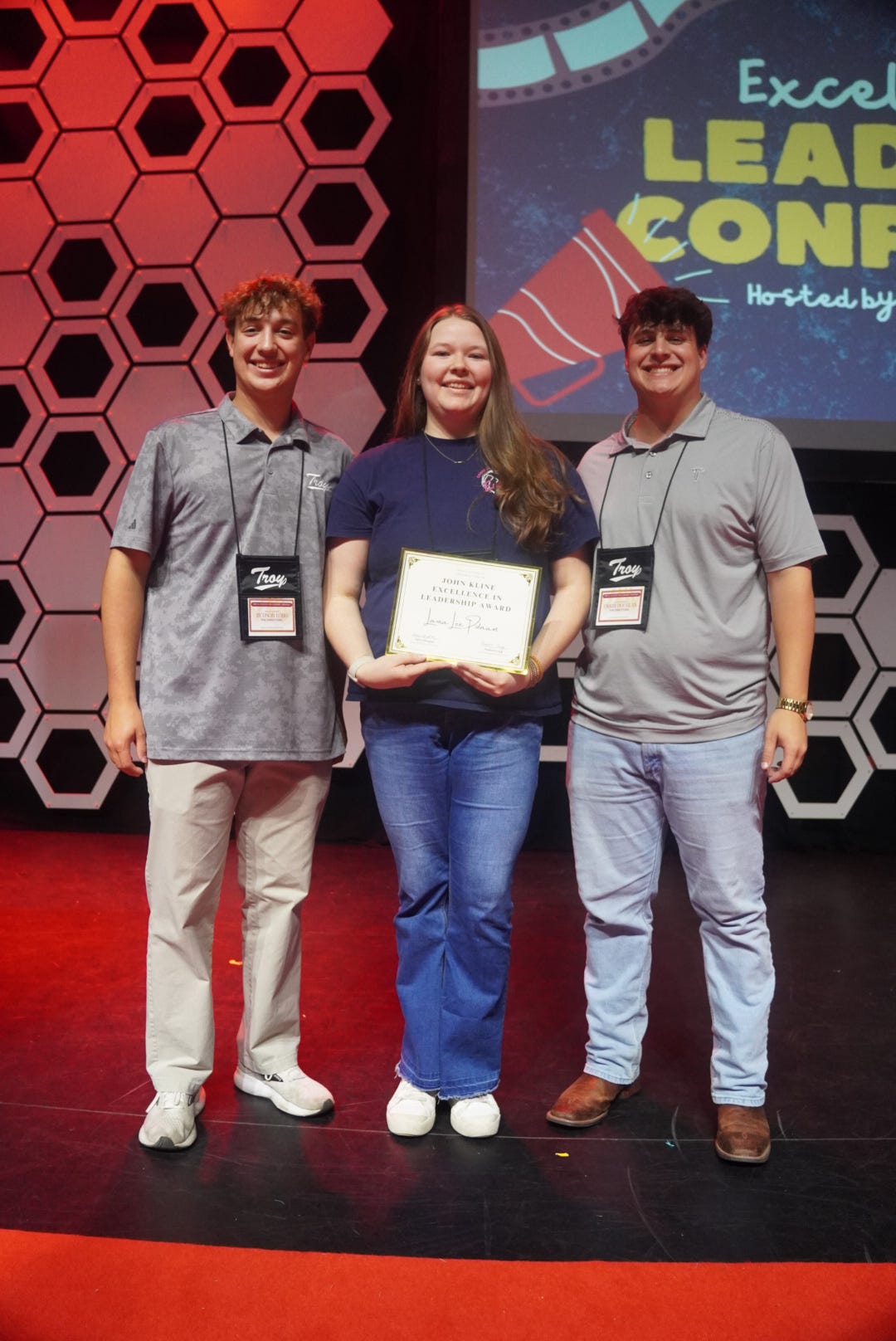 Previous award winner Laura Lee Putnam, of Conecuh Springs Christian School