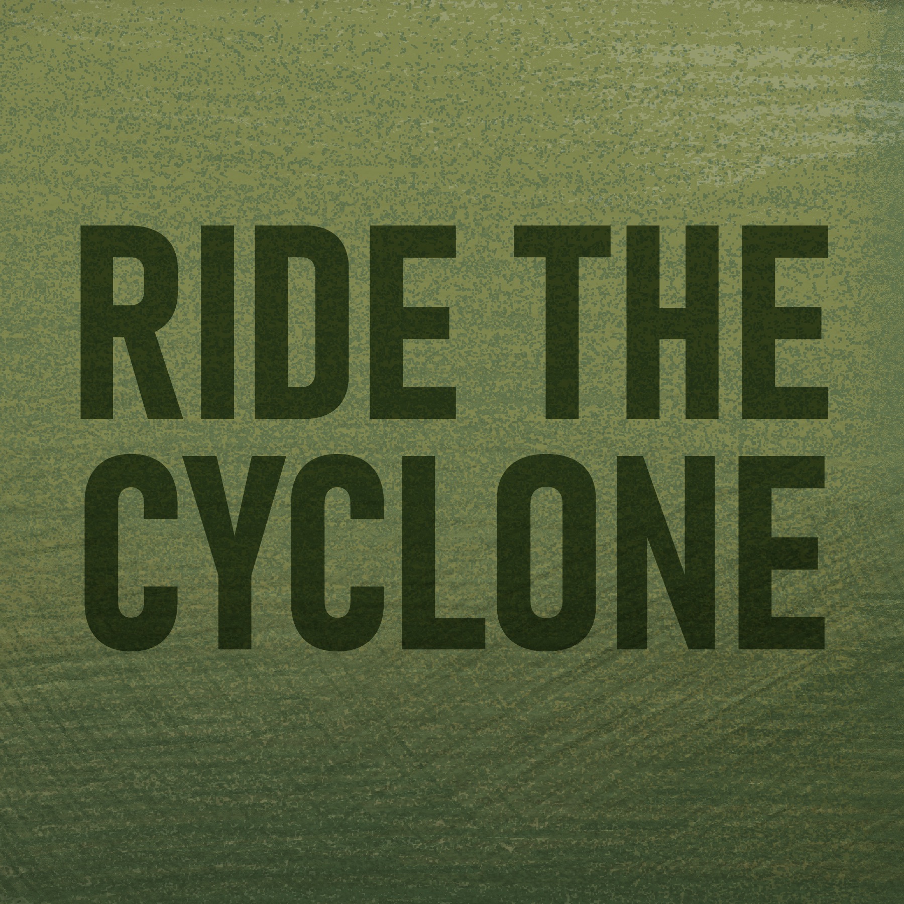 A green tile featuring title RIDE THE CYCLONE