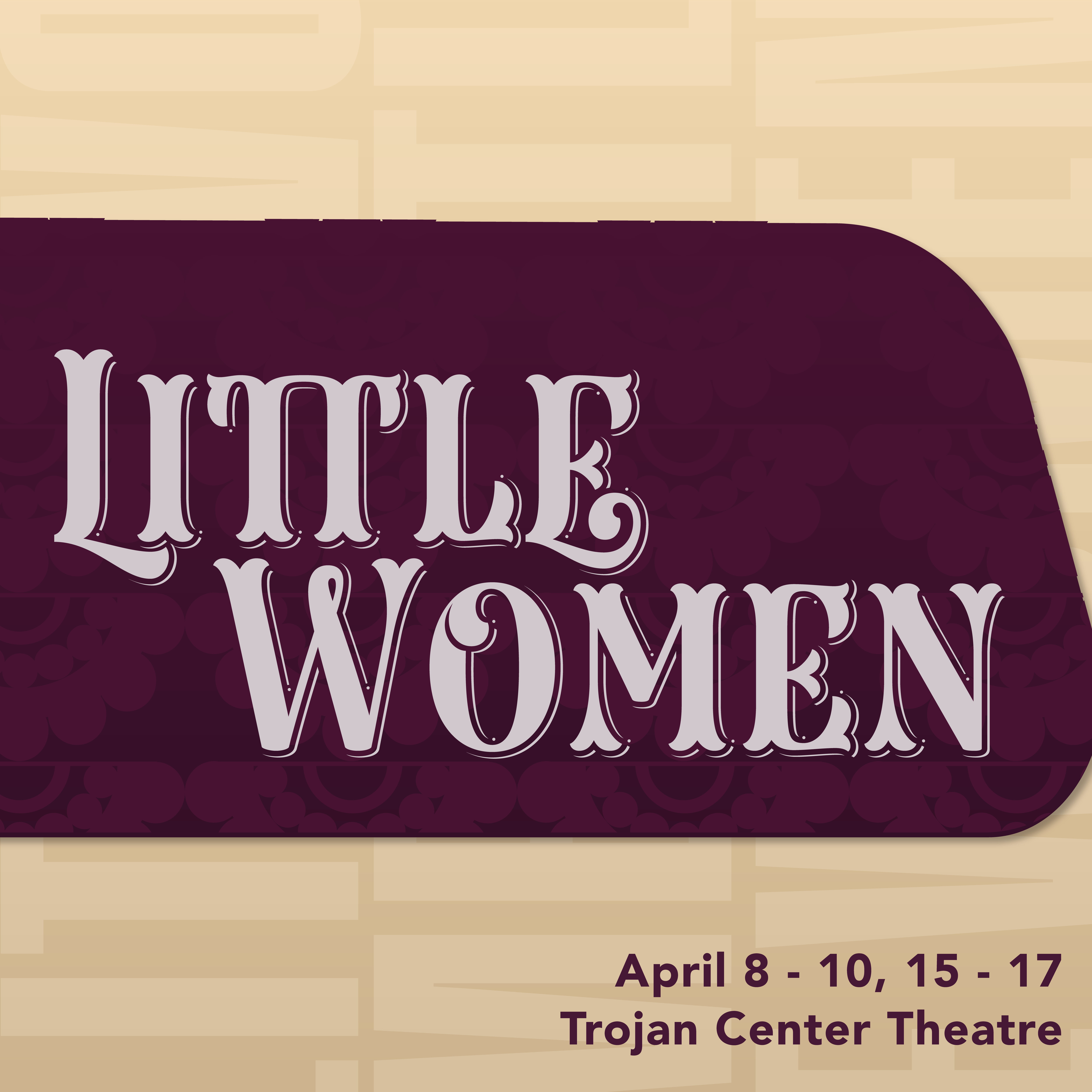 Little Women A violet panel with the title Little Women